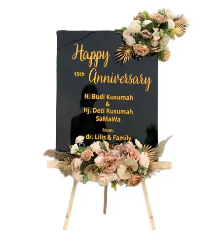 Papan Bunga Akrilik Bujel